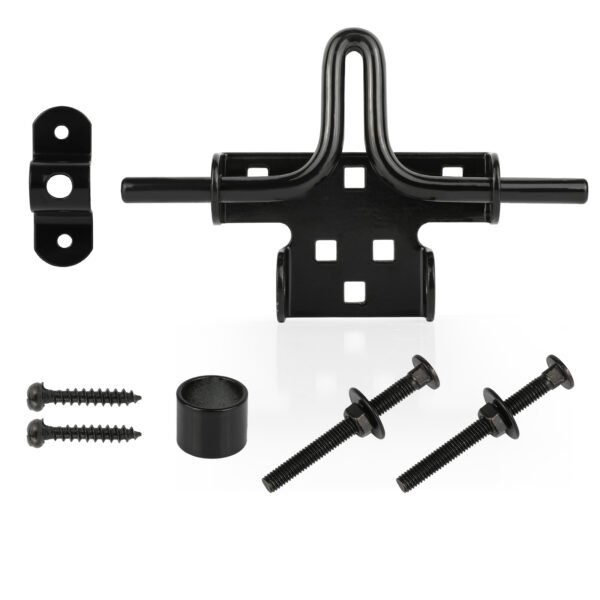 Heavy Duty Slide Bolt Gate Latch for Wooden Fence Door Lock with Padlock Hole,Solid Hardware Thickened Metal Sliding Bolt Door Locks Gate Latches for Shed Door,Wooden Fences,Barn Doors,Yard