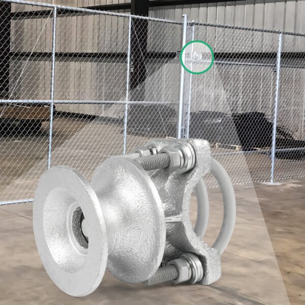 Mini Cantilevered Gate Rollers, Fits 2-3/8" Post & 1-5/8" Rail Fence Gate Kit, Sliding Gate Rollers, Cantilevered Chain Link Fence, Set of 4 Sliding Gate Hardware  - Image 7
