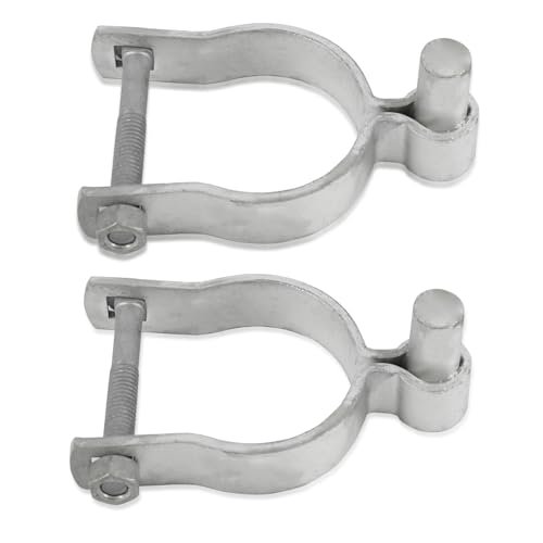 Chain Link Gate Male & Female Hinges – 5 Sizes, Silver or Black - Image 3