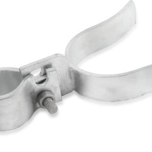 Residential Chain Link Gate Fork Latch – 9 Sizes, Silver, Black or White