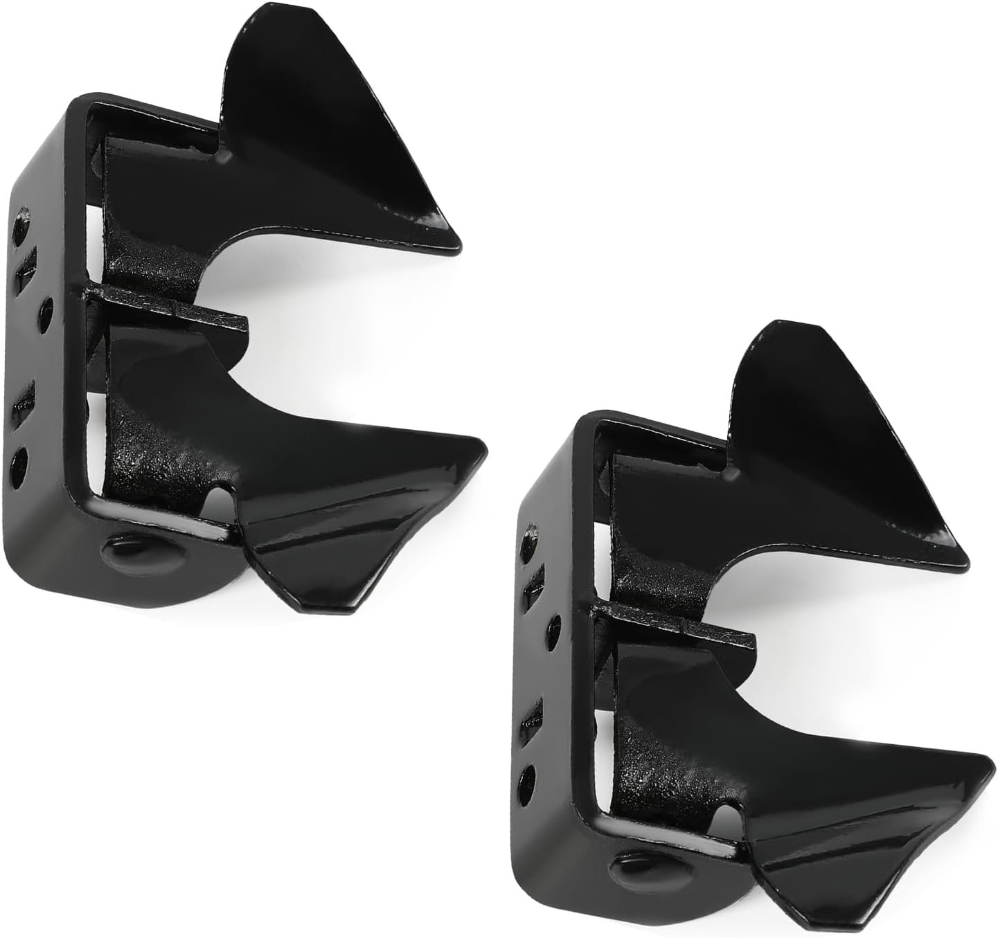 Wall-Mount Butterfly Gate Latch for 1-3/8" and 1-5/8" Gate Frames, Padlockable - Image 2