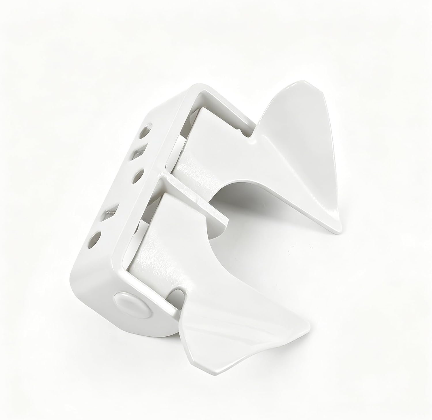 Wall-Mount Butterfly Gate Latch for 1-3/8" and 1-5/8" Gate Frames, Padlockable - Image 3