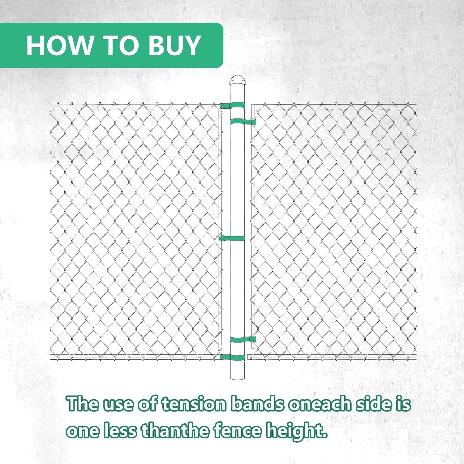 10-Pack Chain Link Fence Tension Bands with Bolts & Nuts – 9 Post Sizes, Silver or Black - Image 4